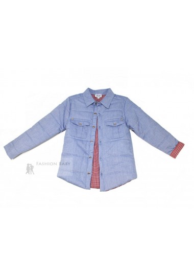 Утепленная рубашка Armani Junior